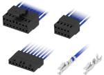 TE Connectivity AMPMODU 2MM线对板压接插座