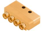 Amphenol 屏蔽型边缘安装多端口PCB连接器