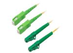 L-Com Dual LC/SC APC to SC APC Fiber Optic Patch Cables