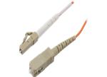 L-Com Simplex LC UPC to SC UPC Fiber Optic Patch Cables