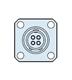 Glenair 800-012-02M8-13PN