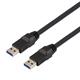 L-Com CAU3HFAA-BLK-05M
