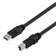 L-Com CAU3HFAB-BLK-2M