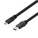 L-Com CAU3HFAC-BLK-1M