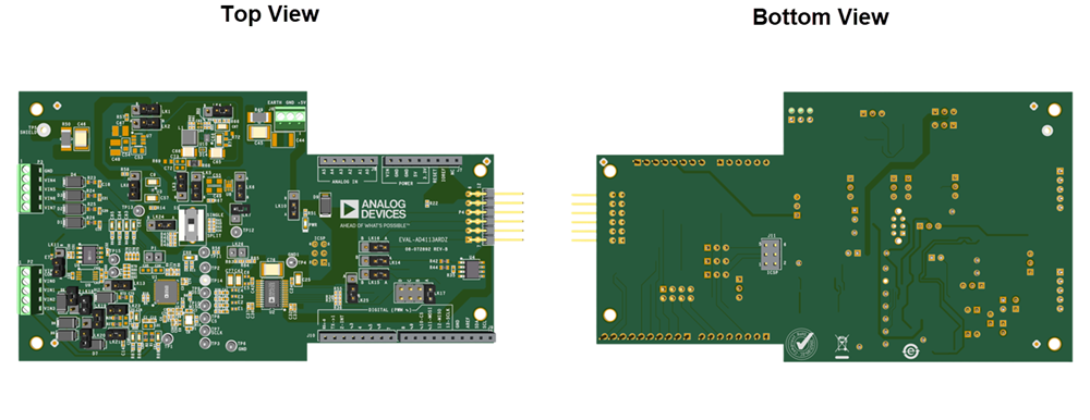 机械图纸 - Analog Devices Inc. EVAL-AD4113ARDZ ADC评估板