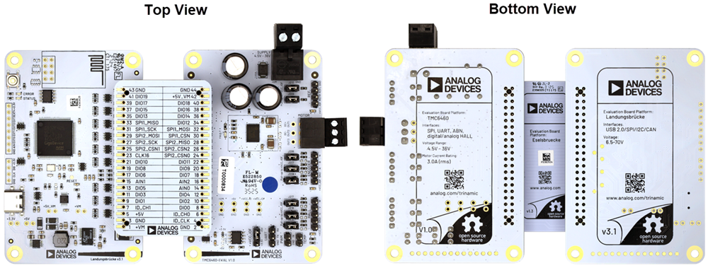 Mechanical Drawing - Analog Devices / Maxim Integrated TMC6460-EVKIT Evaluation Board