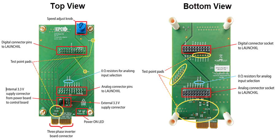 Mechanical Drawing - EPC EPC9147B Interface Board