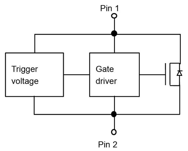 Schematic - STMicroelectronics TVS221SC-1T2 Unidirectional Single Line TVS