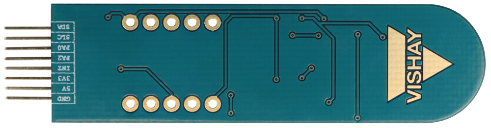 机械图纸 - Vishay Semiconductors VCNL36829UM-SB接近传感器板