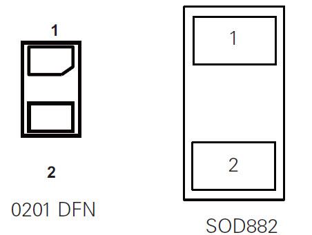 机械图纸 - Littelfuse SP3530单向汽车用TVS二极管