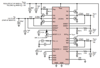 Analog Devices Inc. LTC781x同步升压降压型控制器