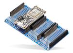 Adafruit Quad Side-By-Side FeatherWing Kit with Headers