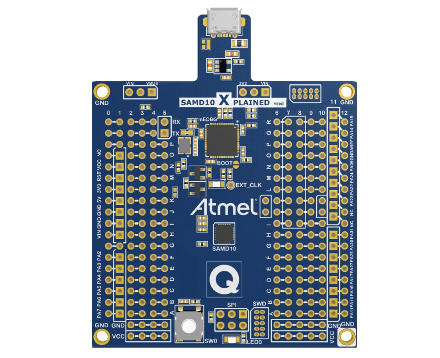位置电路 - Atmel / Microchip ATSAMD10 Xplained Mini评估套件