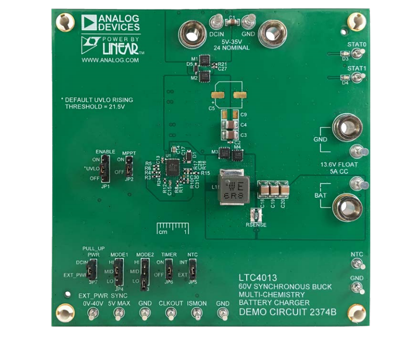图表 - Analog Devices Inc. DC2374B用于LTC4013电池充电器的演示板