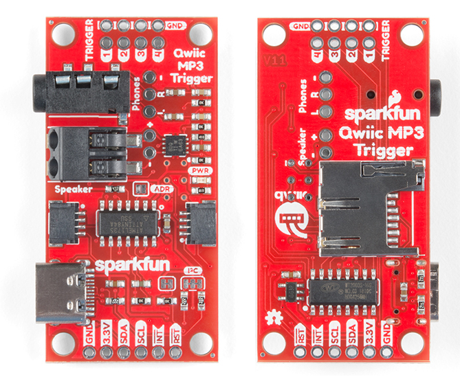 Location Circuit - SparkFun DEV-15165 Qwiic MP3触发器