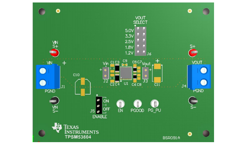 位置电路 - Texas Instruments TPSM5360xEVM评估板