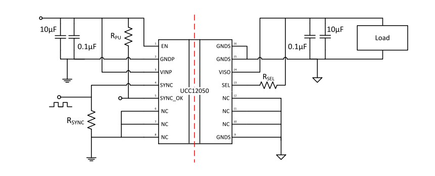 应用电路图 - Texas Instruments UCC12050EVM-022评估模块