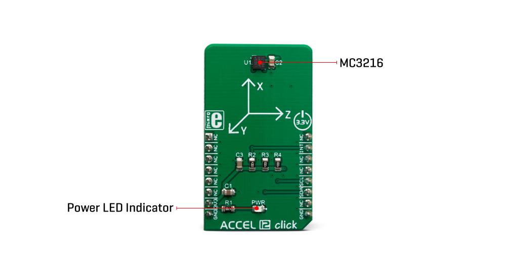 Mikroe MIKROE-3464 Accel 12 Click