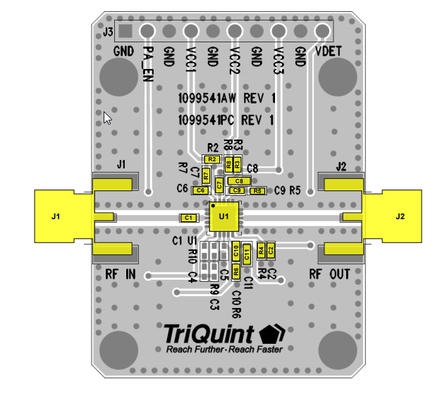 Qorvo QPA9501PCB401评估板