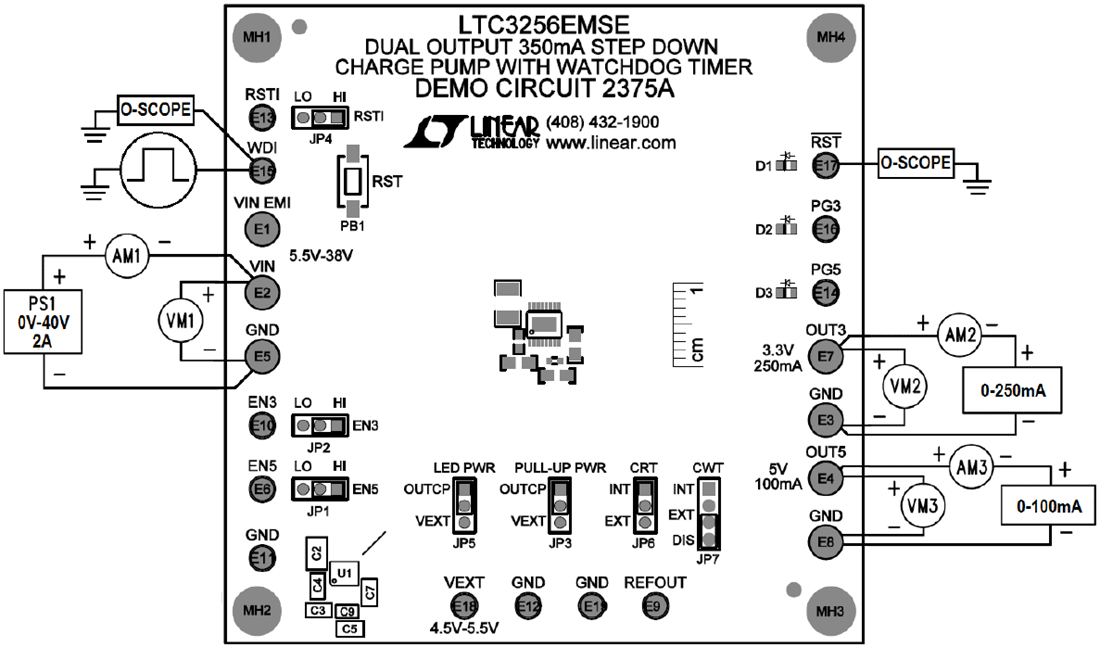 图表 - Analog Devices Inc. DC2375A演示电路
