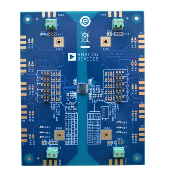 位置电路 - Analog Devices Inc. EVAL-ADuM5411评估板