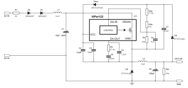 原理图 - STMicroelectronics STEVAL-VP12201B评估板