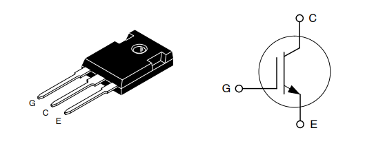 应用电路图 - onsemi AFGHL75T65SQ场终止沟槽型IGBT
