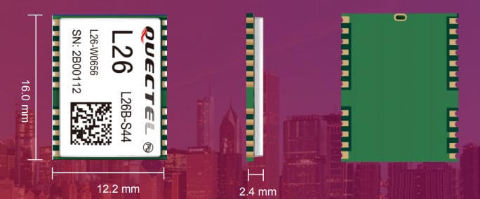 Chart - Quectel GNSS IoT Modules