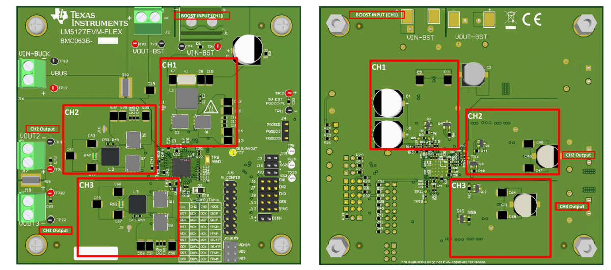 Texas Instruments LM5127EVM-FLEX柔性拓扑评估模块
