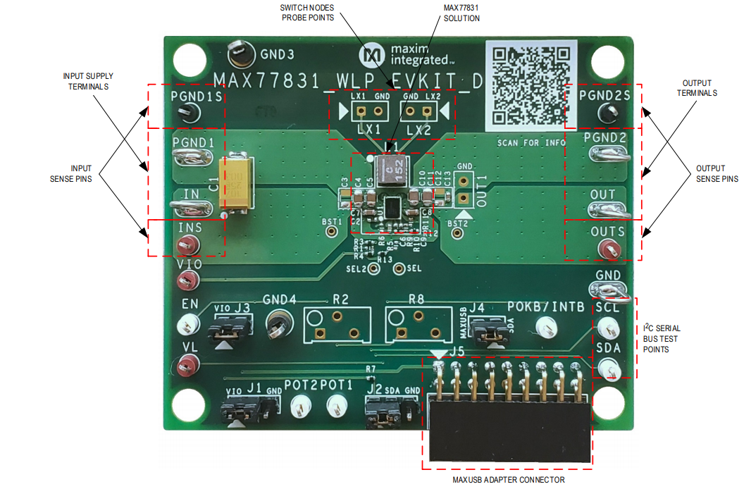 Analog Devices Inc. MAX77831WEVKIT 评估套件