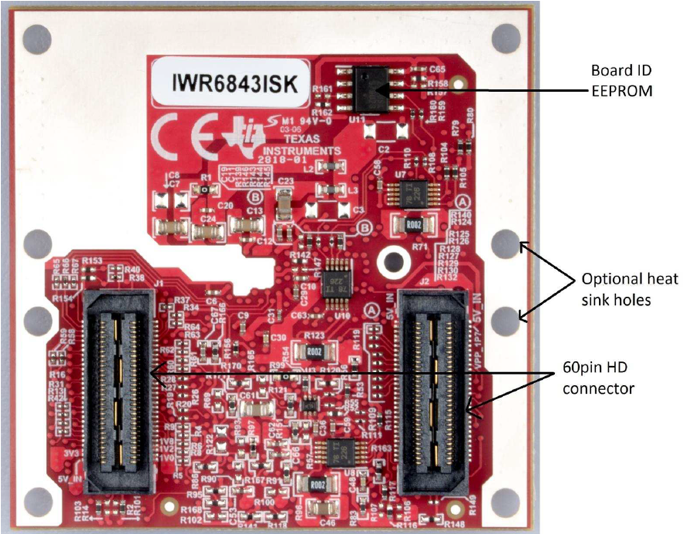 机械图纸 - Texas Instruments IWR6843ISK毫米波传感器评估套件