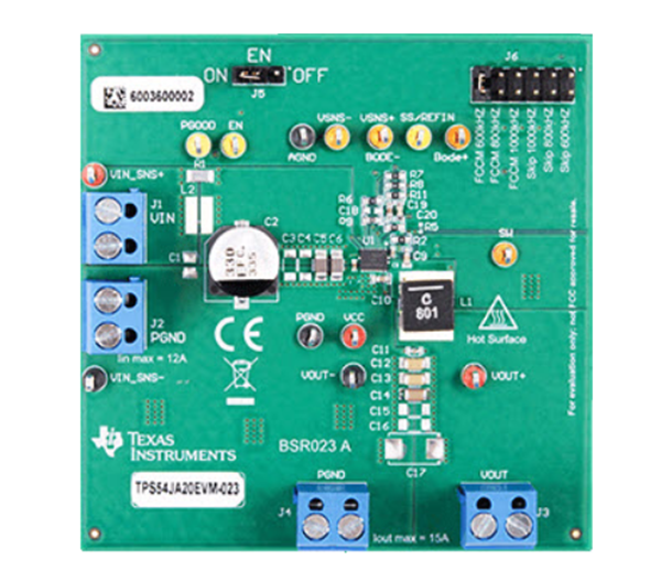 机械图纸 - Texas Instruments TPS54JA20EVM-023评估模块 (EVM)