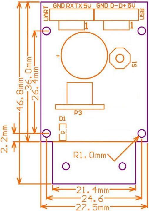 DFRobot CM65 QR & Barcode Scanner Module