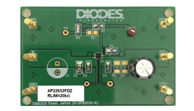 Diodes Incorporated AP22652FDZ-EVM评估模块