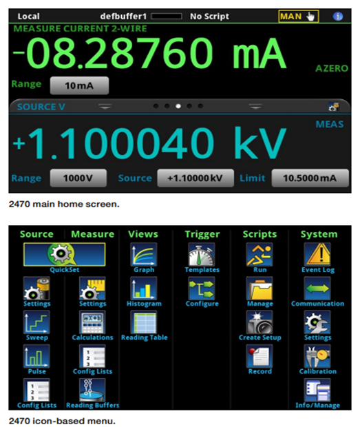 Infographic - Keithley 2470 Graphical SourceMeter® SMU