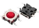 C&K Switches TLSM 6mm顶部安装耐久性SMT触觉开关