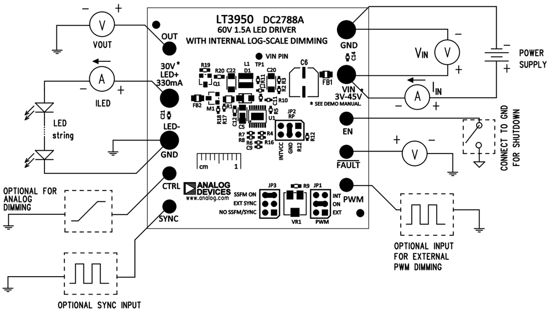 机械图纸 - Analog Devices Inc. DC2788A LT3950演示电路