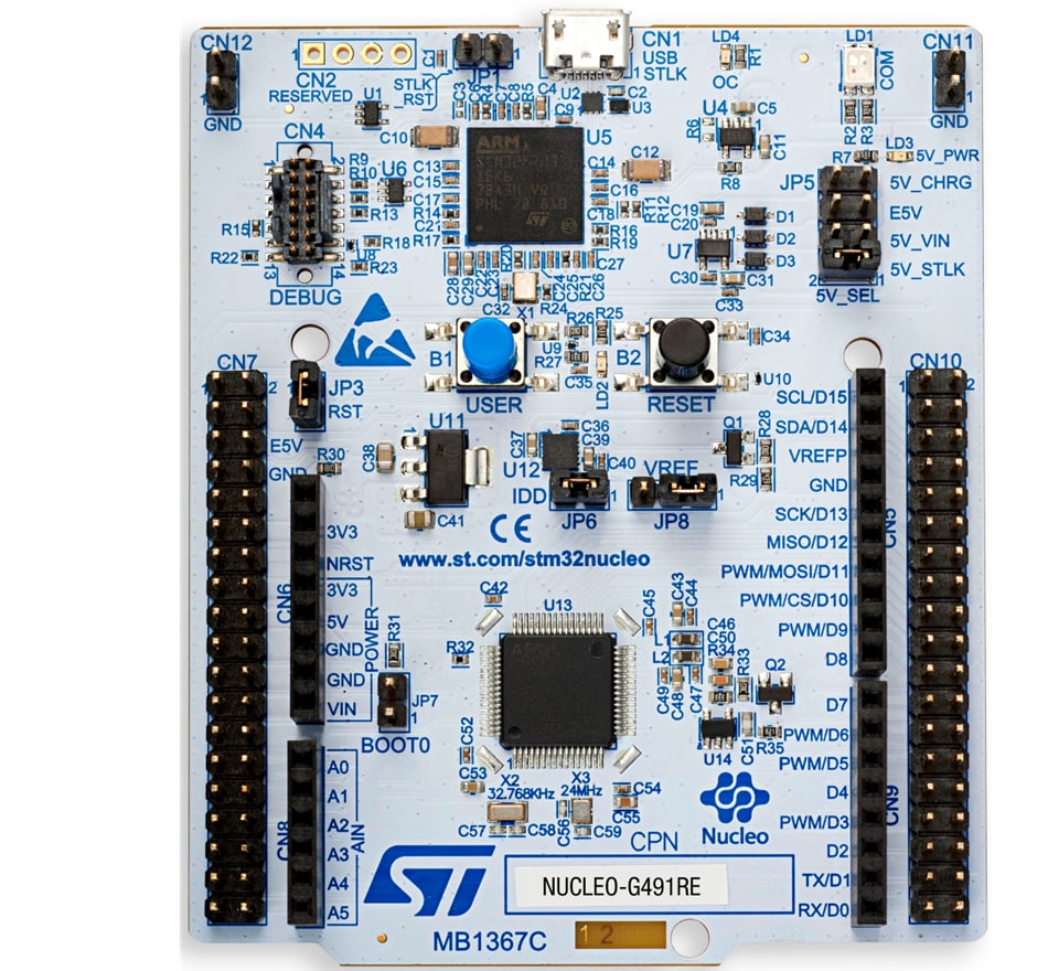 STMicroelectronics NUCLEO-G491RE开发板