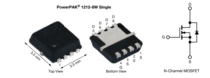 Vishay / Siliconix SQS660CENW汽车用N沟道60V MOSFET