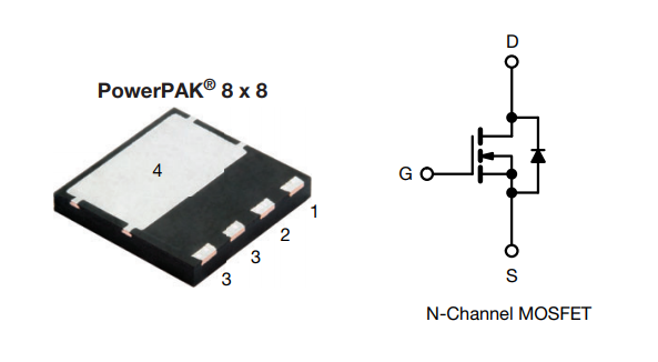 Vishay / Siliconix SiHH080N60E E系列功率MOSFET