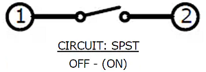 Schematic - E-Switch TL6155 Tactile Switch