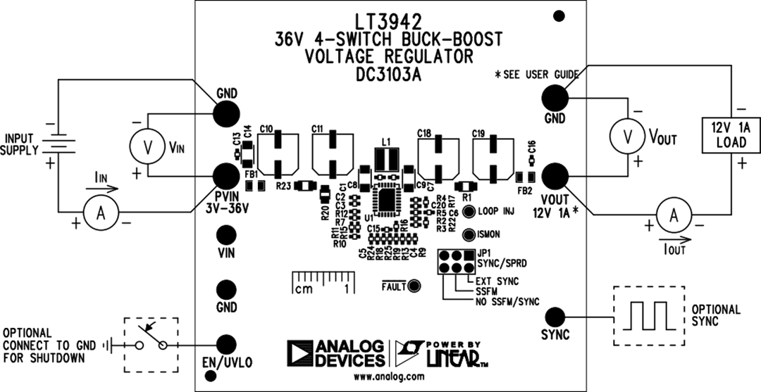 Analog Devices Inc. LT3942演示板DC3103A