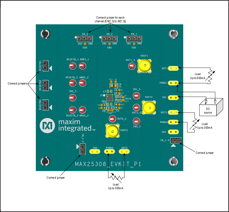 Analog Devices / Maxim Integrated MAX25308评估套件