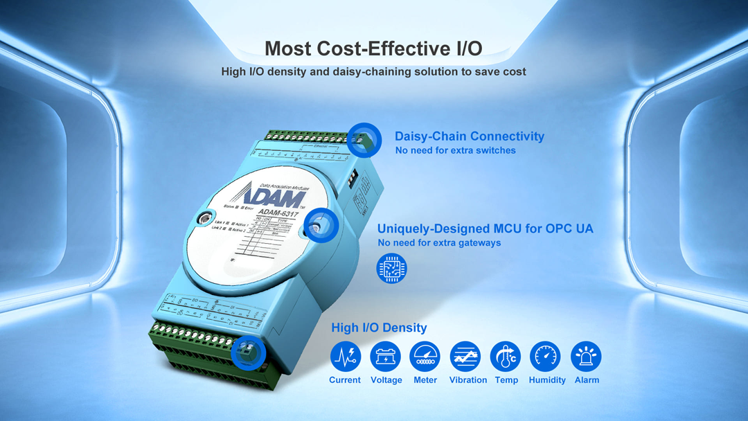 Advantech ADAM-6300 OPC UA以太网I/O模块