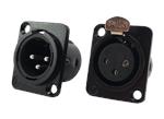 Io Audio Technologies JL 3-Pin XLR Chassis Connectors