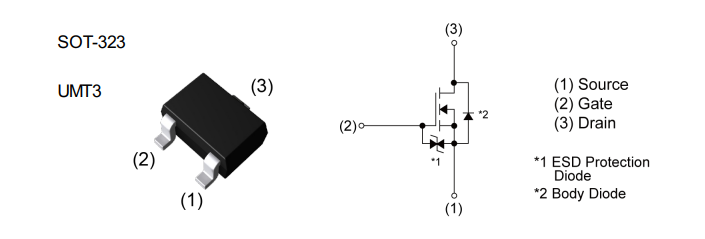 ROHM Semiconductor BSS138W小信号MOSFET