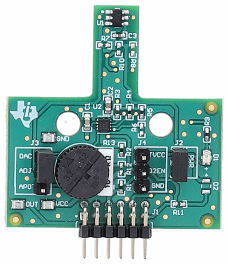机械图纸 - Texas Instruments TMAG5328EVM霍尔效应开关评估模块