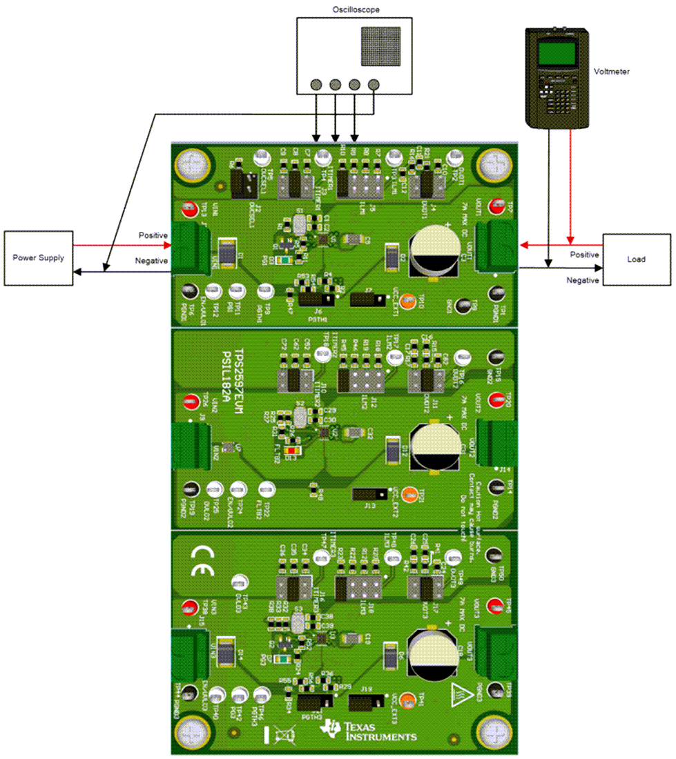 机械图纸 - Texas Instruments TPS2597EVM电子保险丝评估模块 (EVM)