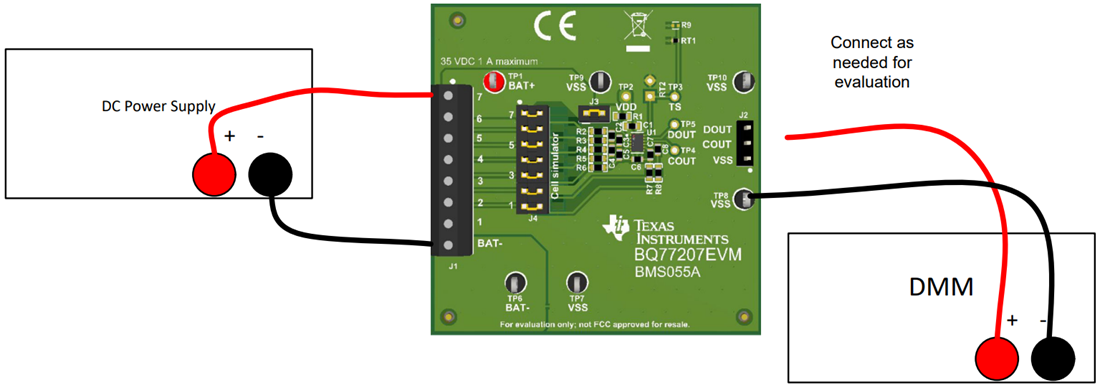 机械图纸 - Texas Instruments bq77207EVM评估模块 (EVM)