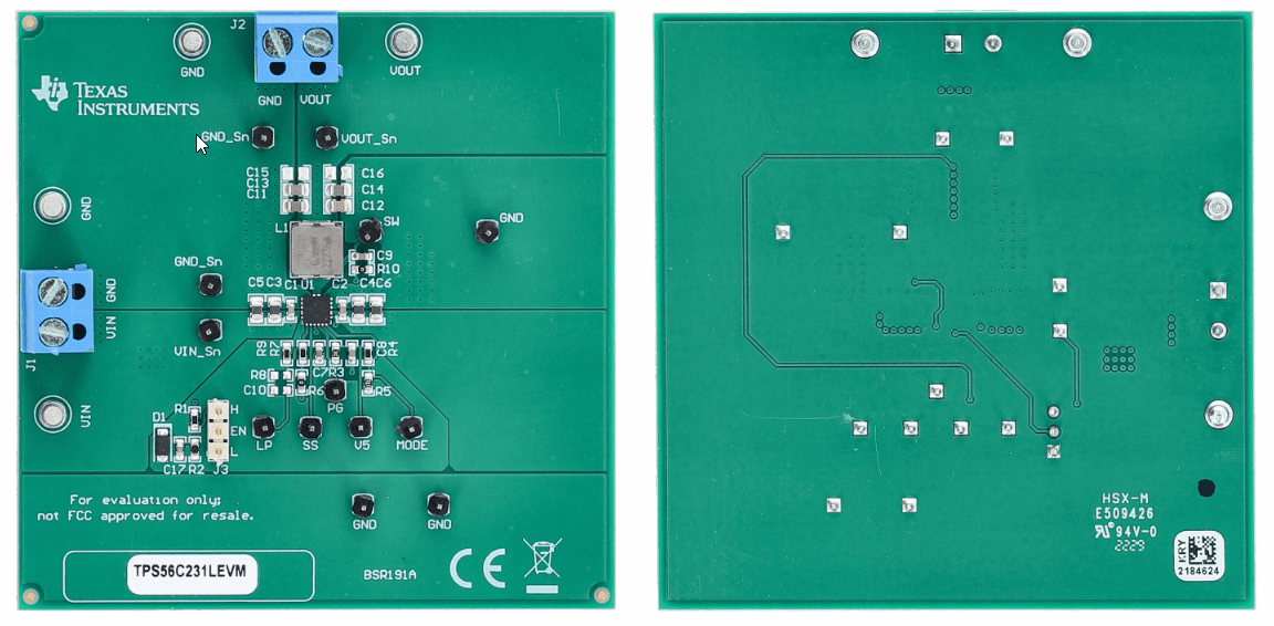 Texas Instruments TPS56C231LEVM评估模块